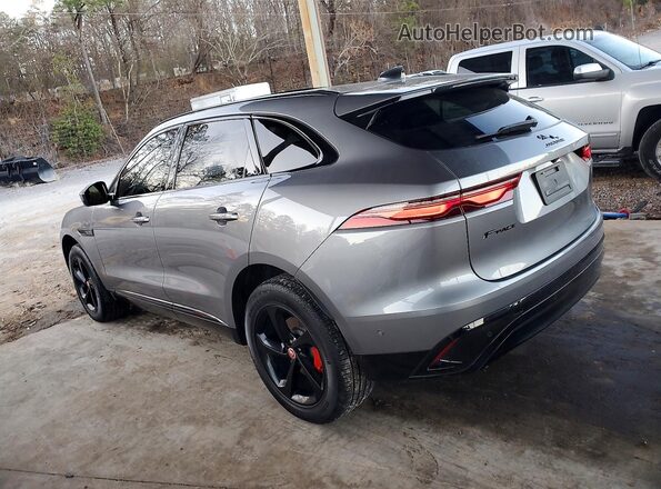 SADCJ2EX1MA677624 2021 JAGUAR F-PACE Gray Tył lewy