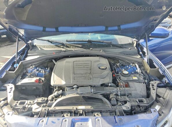 SADCJ2EX1MA682824 2021 JAGUAR F-PACE Blue Engine compartment view