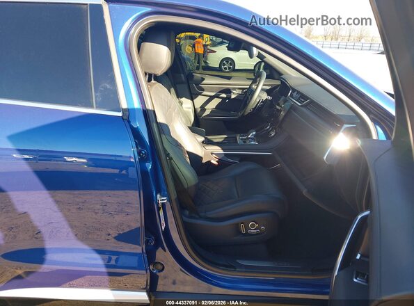 SADCJ2EX1NA699074 2022 JAGUAR F-PACE Синий Вид салона спереди