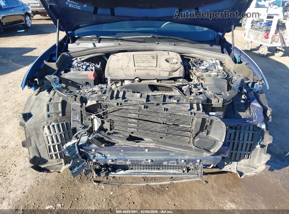 SADCJ2EX1NA699074 2022 JAGUAR F-PACE Синий Вид сзади