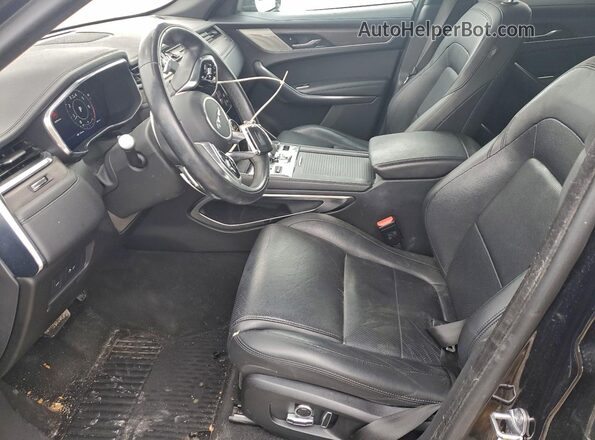 SADCJ2EX2MA666518 2021 JAGUAR F-PACE Черный Вид салона спереди