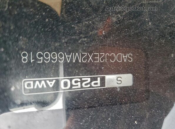 SADCJ2EX2MA666518 2021 JAGUAR F-PACE Черный Вид подкапотного пространства