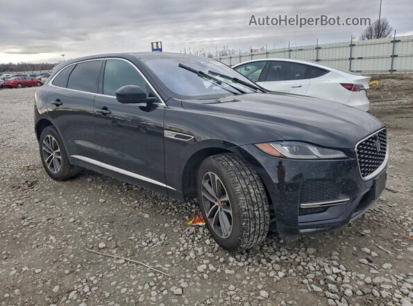 SADCJ2EX2MA666518 2021 JAGUAR F-PACE Черный Передняя правая четверть