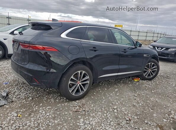SADCJ2EX2MA666518 2021 JAGUAR F-PACE Черный Задняя правая четверть