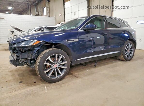 SADCJ2EX4PA714069 2023 JAGUAR F-PACE Синий Передняя левая четверть