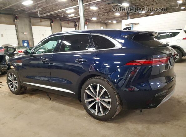 SADCJ2EX4PA714069 2023 JAGUAR F-PACE Синий Задняя левая четверть