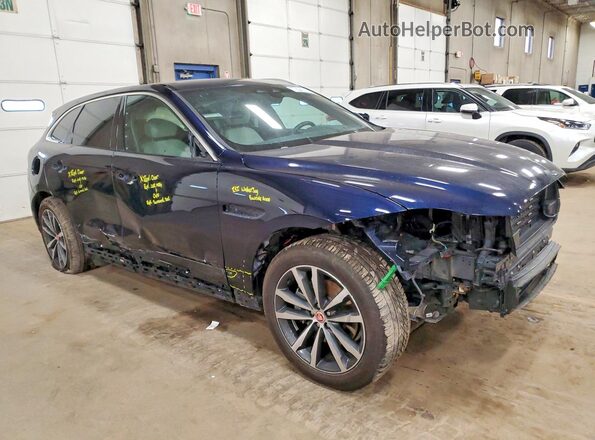 SADCJ2EX4PA714069 2023 JAGUAR F-PACE Синий Передняя правая четверть
