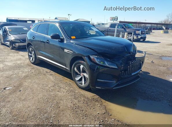 SADCJ2EX9NA689053 2022 JAGUAR F-PACE Черный Передняя правая четверть