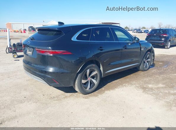 SADCJ2EX9NA689053 2022 JAGUAR F-PACE Черный Задняя правая четверть