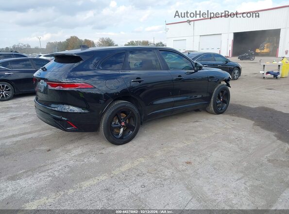 SADCJ2EX9NA701914 2022 JAGUAR F-PACE Черный Задняя правая четверть