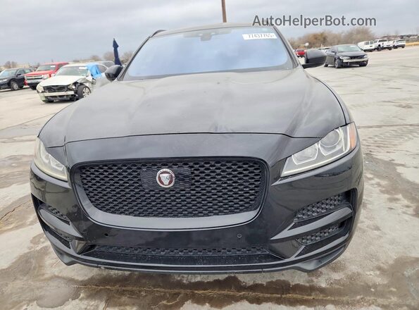 SADCJ2FN1KA396689 2019 JAGUAR F-PACE Черный Вид спереди