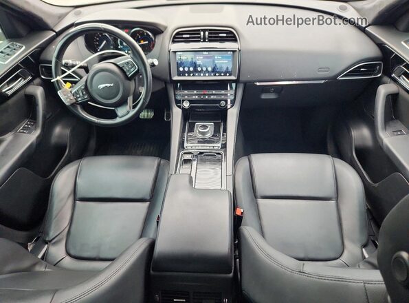 SADCJ2FN1KA396689 2019 JAGUAR F-PACE Черный Вид панели приборов