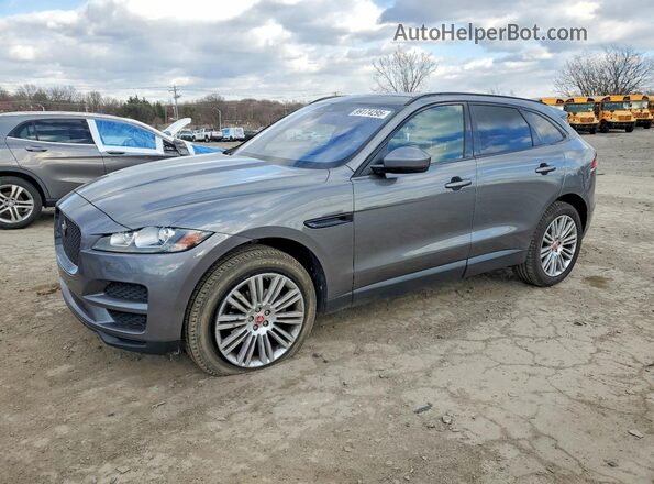SADCJ2FN7JA254054 2018 JAGUAR F-PACE Серый Передняя левая четверть