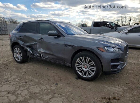 SADCJ2FN7JA254054 2018 JAGUAR F-PACE Серый Передняя правая четверть