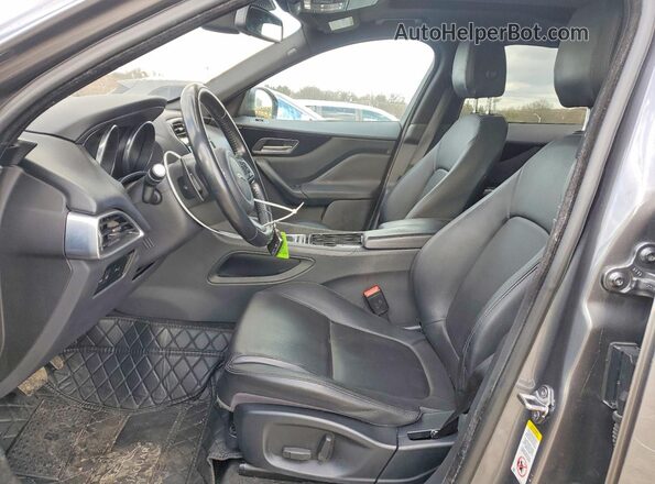 SADCJ2FN7JA254054 2018 JAGUAR F-PACE Серый Вид салона спереди