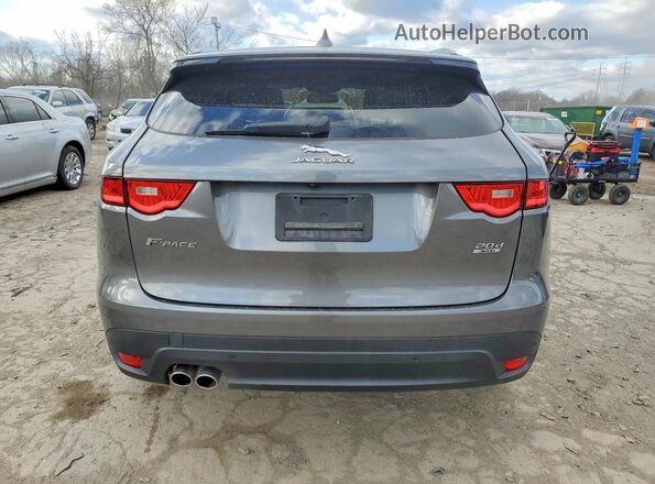 SADCJ2FN7JA254054 2018 JAGUAR F-PACE Серый Вид сзади