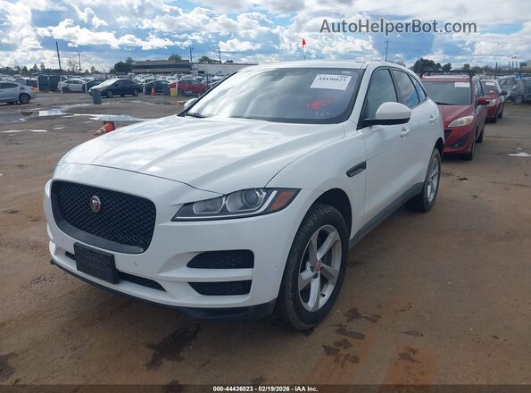 SADCJ2FX2KA601972 2019 JAGUAR F-PACE Белый Передняя левая четверть