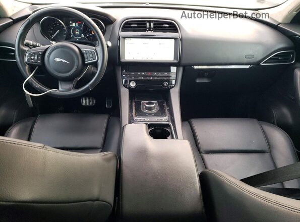 SADCJ2FX4KA360450 2019 JAGUAR F-PACE White Widok zestawu wskaźników