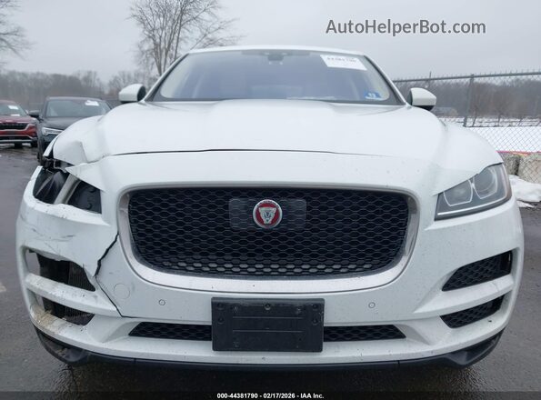 SADCJ2FXXKA356449 2019 JAGUAR F-PACE Белый Вид спереди