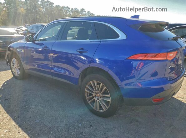 SADCK2FX6JA269689 2018 JAGUAR F-PACE Синий Задняя левая четверть
