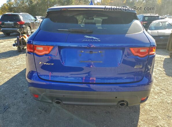 SADCK2FX6JA269689 2018 JAGUAR F-PACE Синий Вид сзади