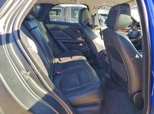 SADCK2FX6JA269689 2018 JAGUAR F-PACE Синий Вид задней части салона