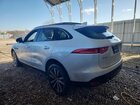 2019 Jaguar F-pace Prestige White vin: SADCK2GX4KA359360 Damage: Rear Bumper, Heavy Scratch, 1 To 2 Inches