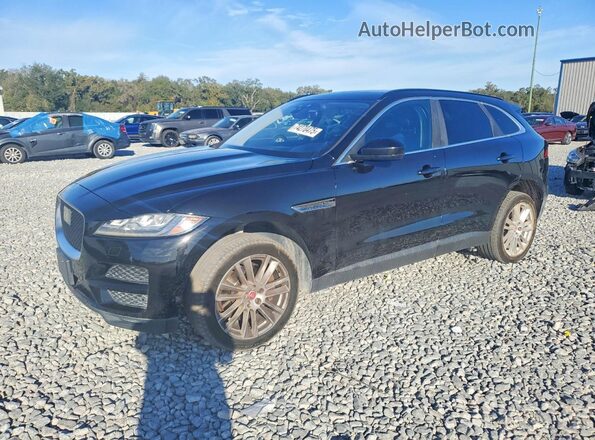 SADCK2GX9KA356938 2019 JAGUAR F-PACE Черный Передняя левая четверть