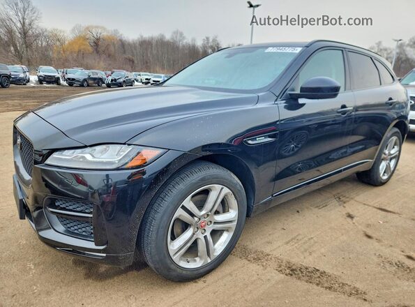 SADCL2BV1HA495778 2017 JAGUAR F-PACE Black Front left