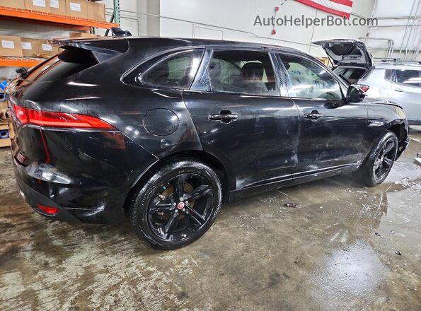 SADCL2BV1HA897428 2017 JAGUAR F-PACE Black Tył prawy