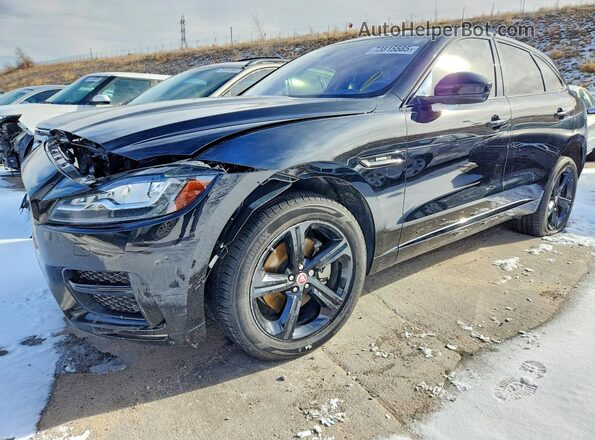 SADCL2BV1HA897428 2017 JAGUAR F-PACE Black Przód lewy