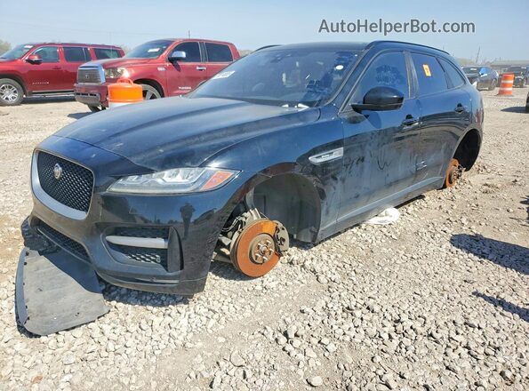 SADCL2BV4HA097173 2017 JAGUAR F-PACE Black Передня ліва чверть