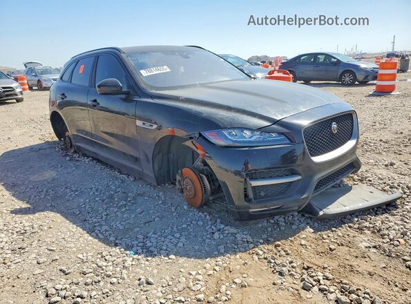 SADCL2BV4HA097173 2017 JAGUAR F-PACE Black Передня права чверть