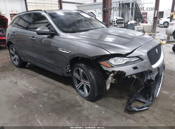 SADCL2GX7KA362301 2019 JAGUAR F-PACE Black Przód prawy