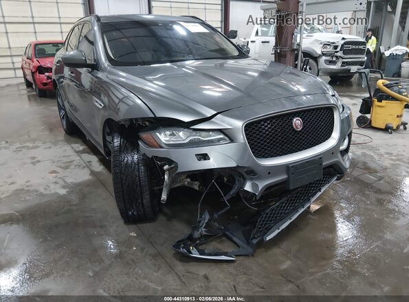 SADCL2GX7KA362301 2019 JAGUAR F-PACE Black Widok z przodu