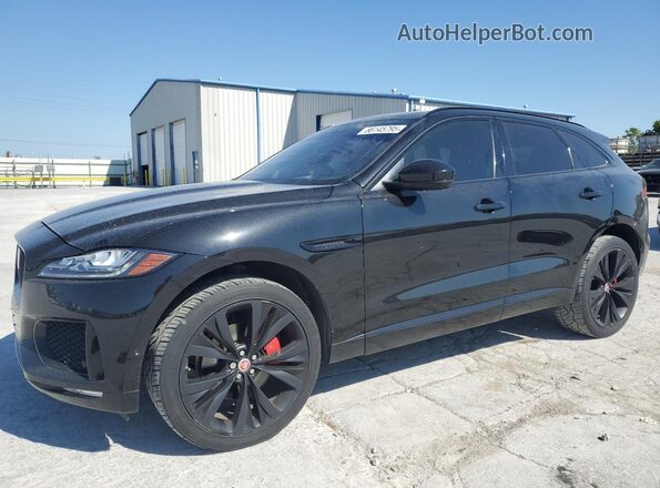 SADCM2BV6HA897521 2017 JAGUAR F-PACE Black Передня ліва чверть