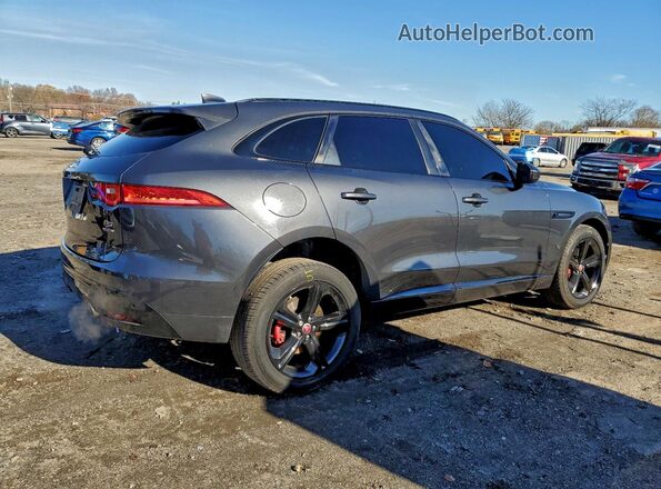 SADCM2FV4KA600196 2019 JAGUAR F-PACE Gray Trasero derecho