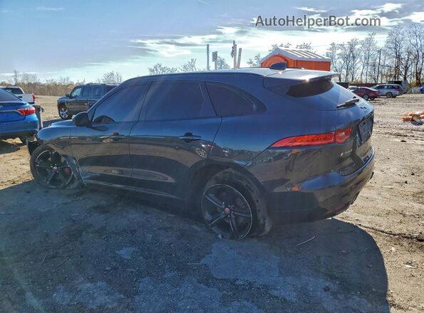 SADCM2FV4KA600196 2019 JAGUAR F-PACE Gray Trasero izquierdo