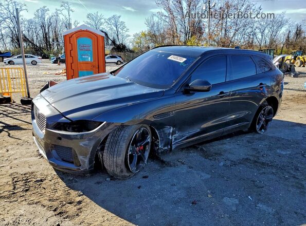 SADCM2FV4KA600196 2019 JAGUAR F-PACE Gray Vista tres cuartos delantera izquierda