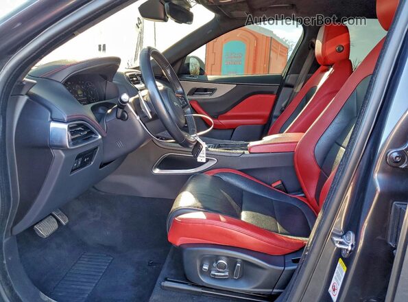 SADCM2FV4KA600196 2019 JAGUAR F-PACE Gray Vista interior delantera