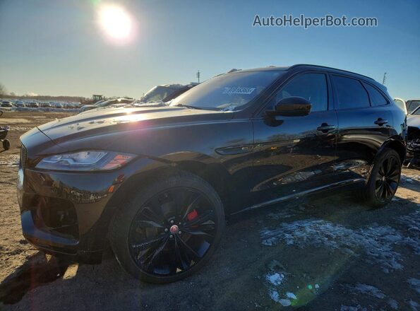 SADCM2FV5KA357238 2019 JAGUAR F-PACE Black Vista tres cuartos delantera izquierda