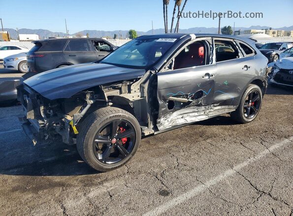 SADCM2FV9KA391151 2019 JAGUAR F-PACE Серый Передняя левая четверть