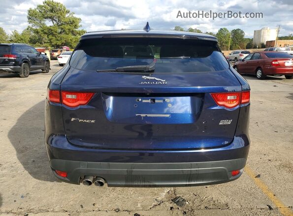SADCS2BN0HA086268 2017 JAGUAR F-PACE Синий Вид салона спереди
