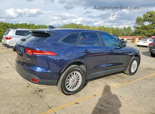 SADCS2BN0HA086268 2017 JAGUAR F-PACE Синий Передняя правая четверть