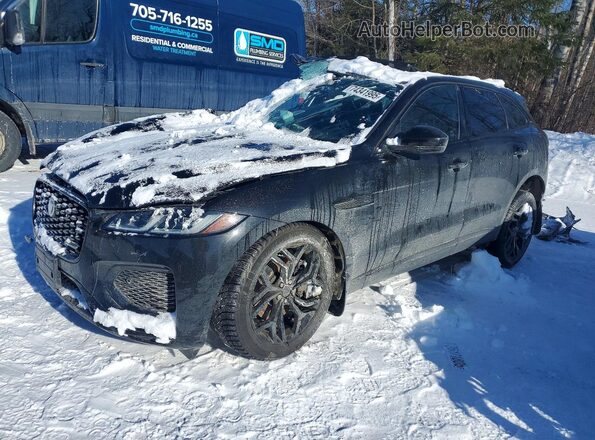 SADCT2EX1RA725107 2024 JAGUAR F-PACE Черный Передняя левая четверть