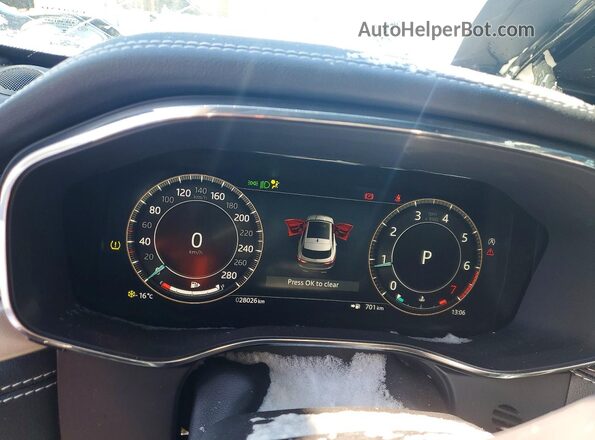 SADCT2EX1RA725107 2024 JAGUAR F-PACE Черный Вид щитка приборов