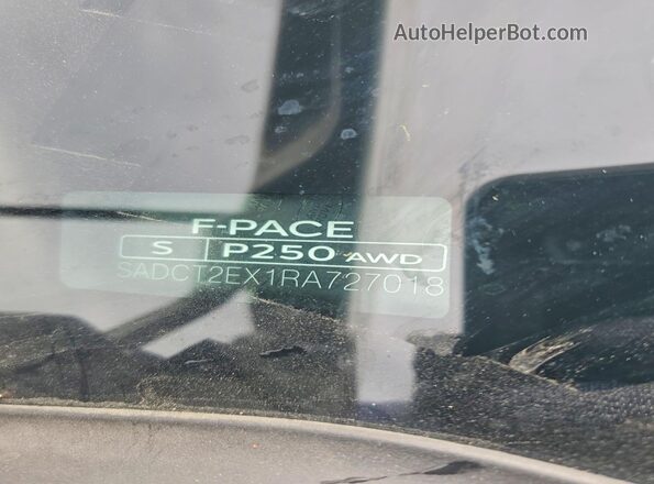 SADCT2EX1RA727018 2024 JAGUAR F-PACE Белый Панорамный вид салона 360°