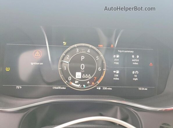 SADCT2EXXRA722190 2024 JAGUAR F-PACE Black Vista del cuadro de instrumentos