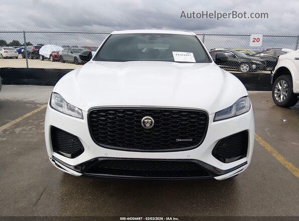 SADCT2FU2RA737688 2024 JAGUAR F-PACE Белый Вид щитка приборов