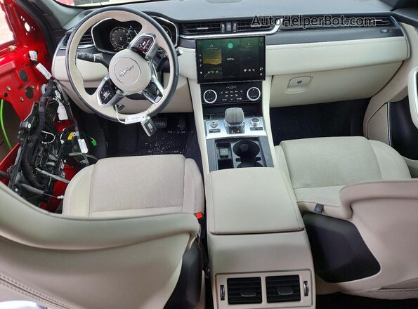 SADCT2FU8RA722645 2024 JAGUAR F-PACE Red Vista del salpicadero